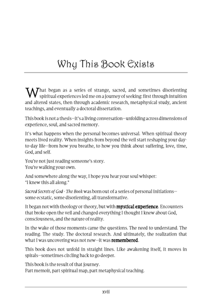 Show details for Sacred Secrets of God - The Book