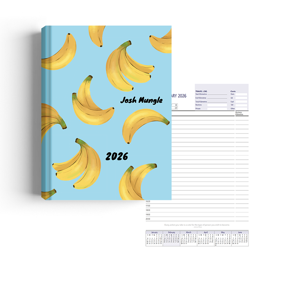 Show details for Go Bananas Diary A5 