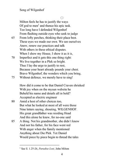 Show details for Song of Wilgenhof