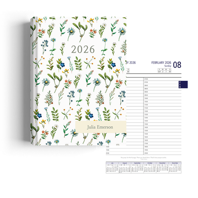 Show details for Mini Florals Diary Management
