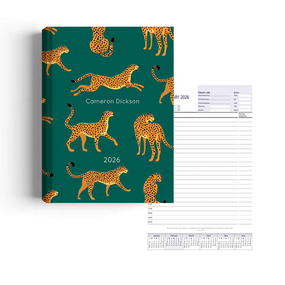 Show details for Cheetah Chatter Diary A5 