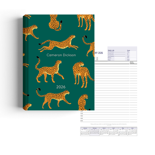 Show details for Cheetah Chatter Diary A5 