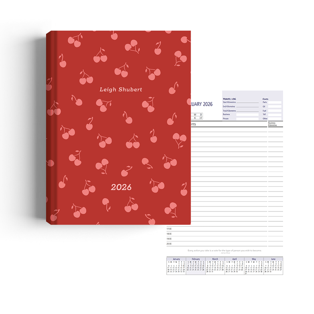 Show details for Cherry Sundae Diary A4