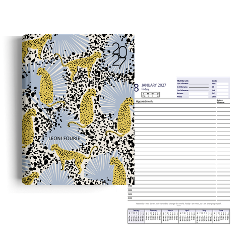 Show details for Cheetah and Spots Diary A5 
