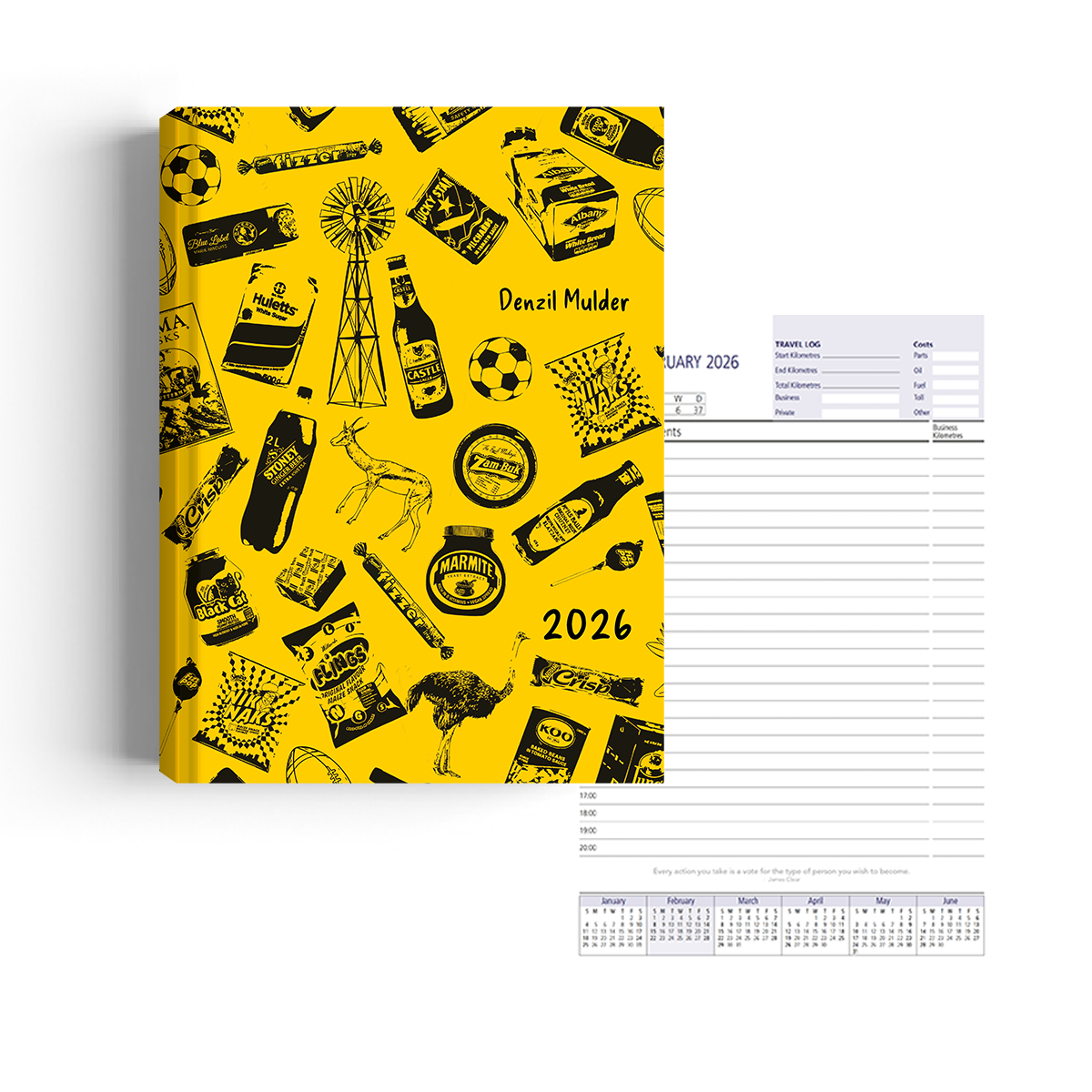 Show details for Mzansi Yellow Diary A4