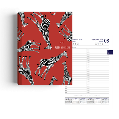 Show details for Zippy Red Gerry Diary A4