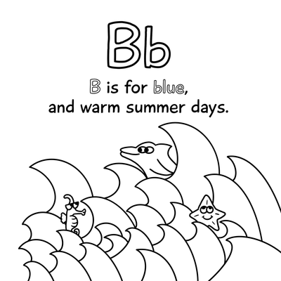 Show details for The AB Seas of Surfing (Colouring Book)