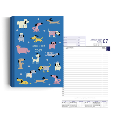 Show details for Puppy Parade Diary A4