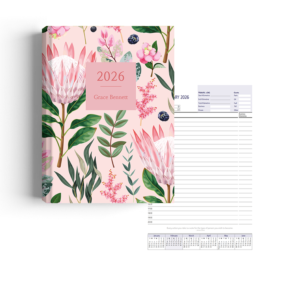 Show details for Protea Garden Diary A5 