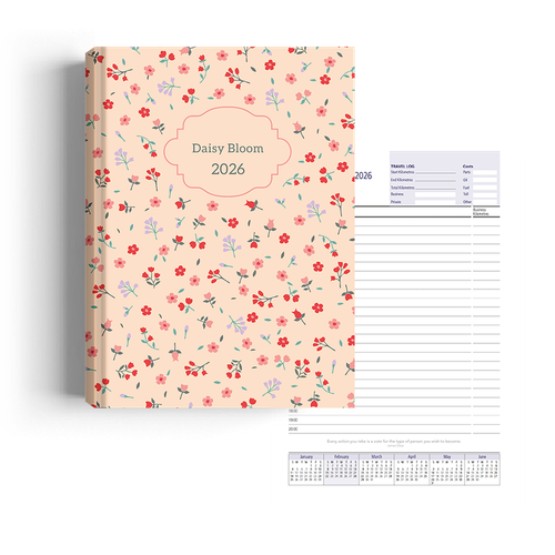 Show details for Ditsy Pastel Diary Management