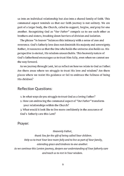 Show details for Lenten Reflections