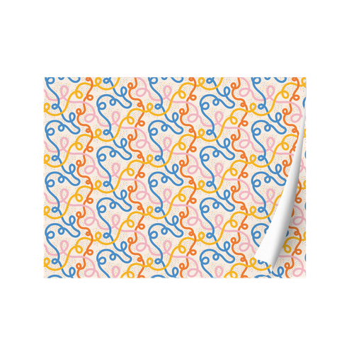Show details for Spaghetti Confetti Placemat 