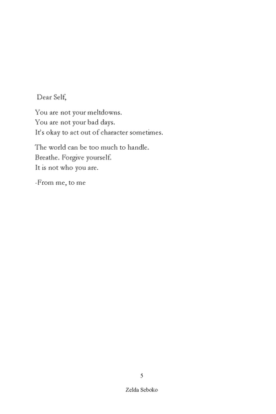 Show details for Dear Self