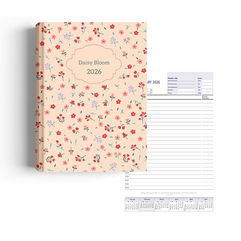 Show details for Ditsy Pastel Diary A5 