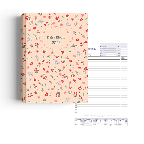 Show details for Ditsy Pastel Diary A5 
