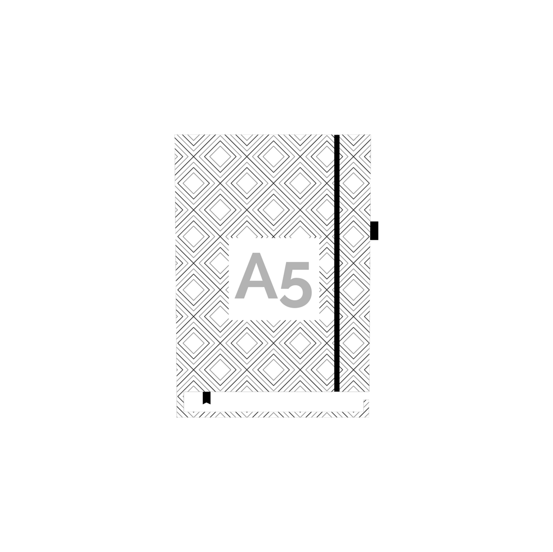 Show details for A5 Printed Diary Cover Template