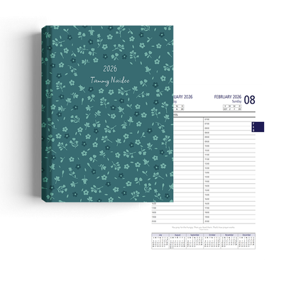 Show details for Ditsy Blue Diary A5 
