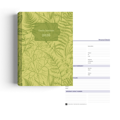 Show details for Green Botanica Diary A4