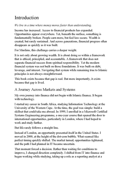 Show details for The Beginner's Guide to Islamic Finance