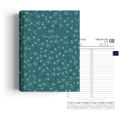 Show details for Ditsy Blue Diary Management