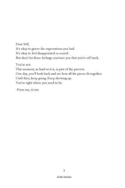 Show details for Dear Self