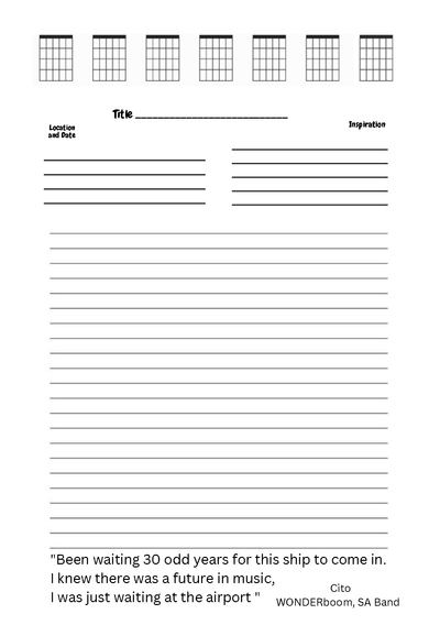 Show details for The Songsmith's Notebook