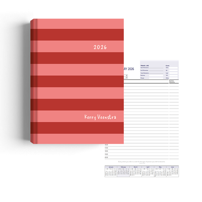 Show details for Candy Stripes Diary A5 