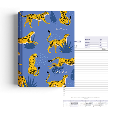 Show details for Cheetah Blues Diary A5 