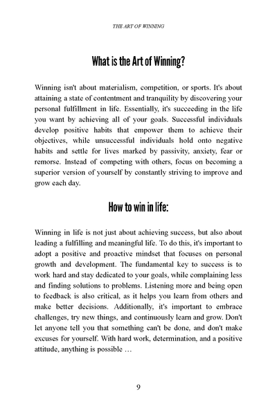 Show details for Success - A Practical Guide to the Art of Winning