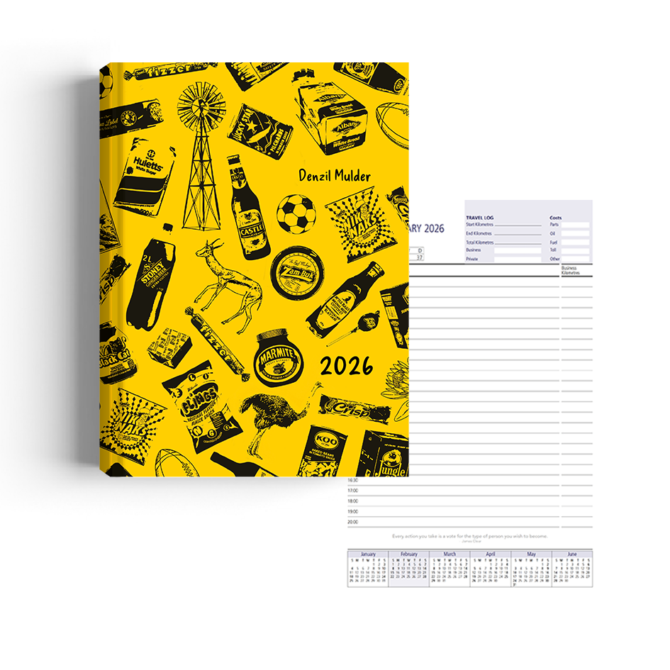 Show details for Mzansi Yellow Diary A5 