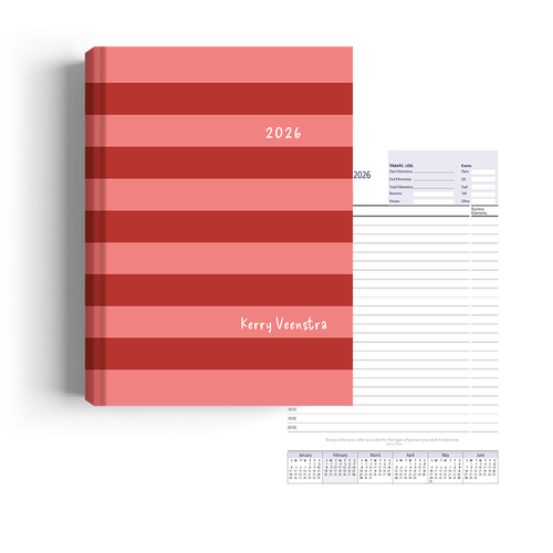 Show details for Candy Stripes Diary Management
