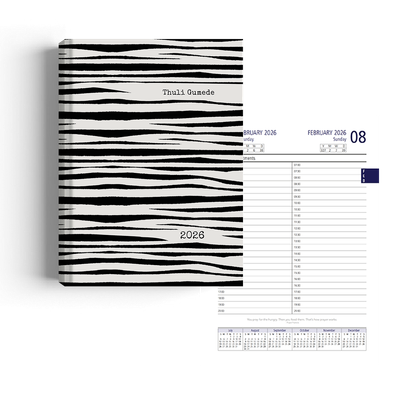 Show details for Zippy Zebra Diary A4