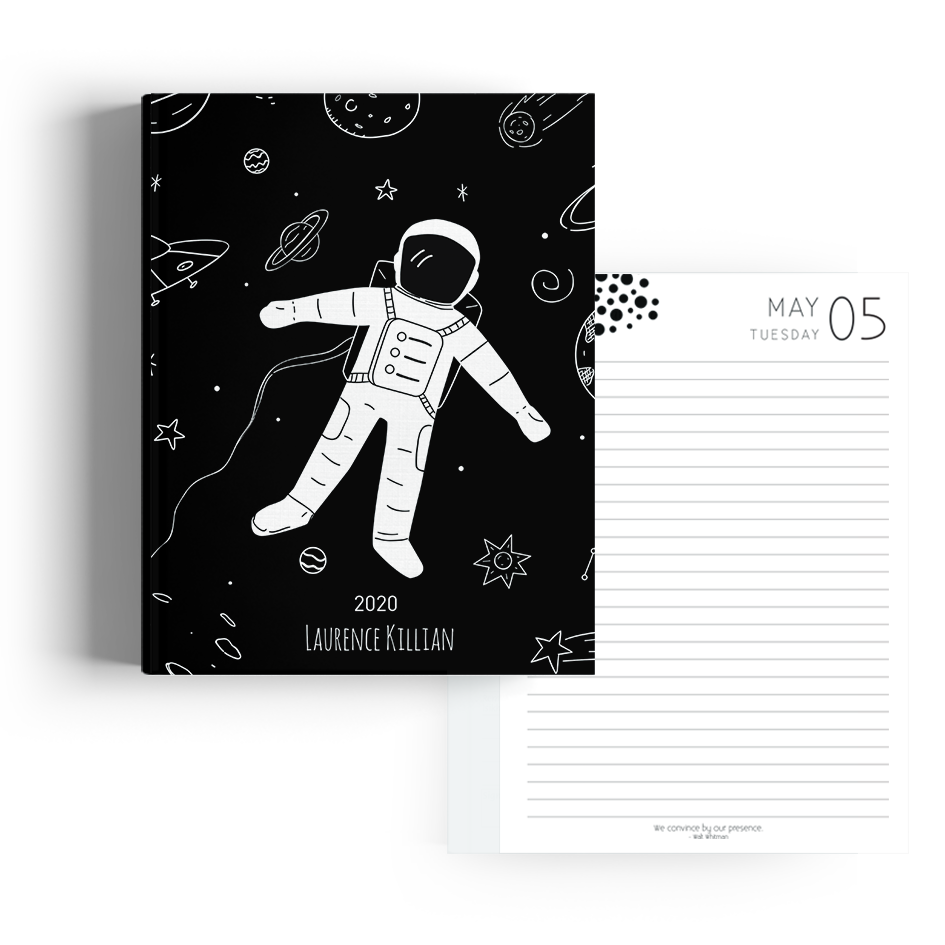 Show details for Spaceman A5 Hard Cover Student Diary