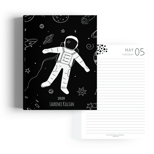 Show details for Spaceman A5 Hard Cover Student Diary