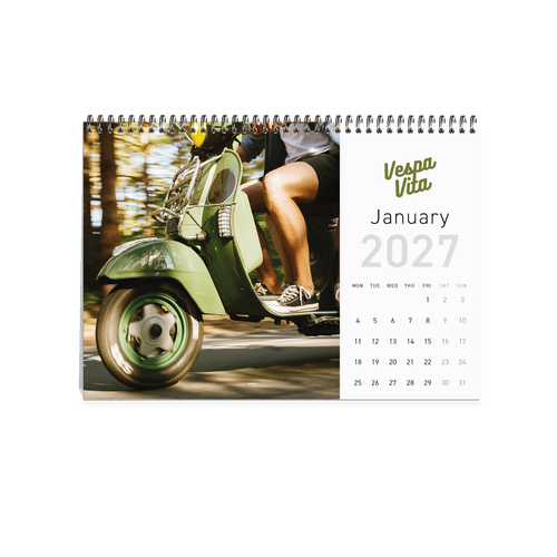 Show details for 2027 Desk Calendar - A