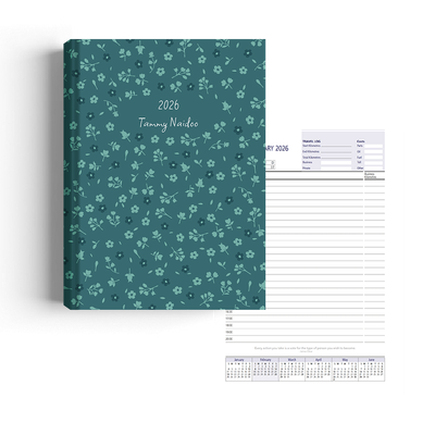 Show details for Ditsy Blue Diary A5 