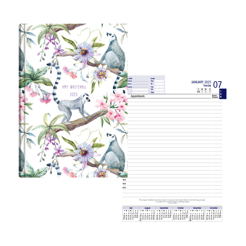Show details for Lemur Love Diary A5 