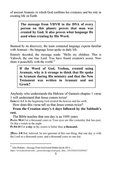 Show details for Israel is God's Timeline