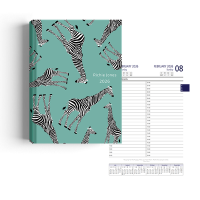 Show details for Zippy Blue Gerry Diary A4
