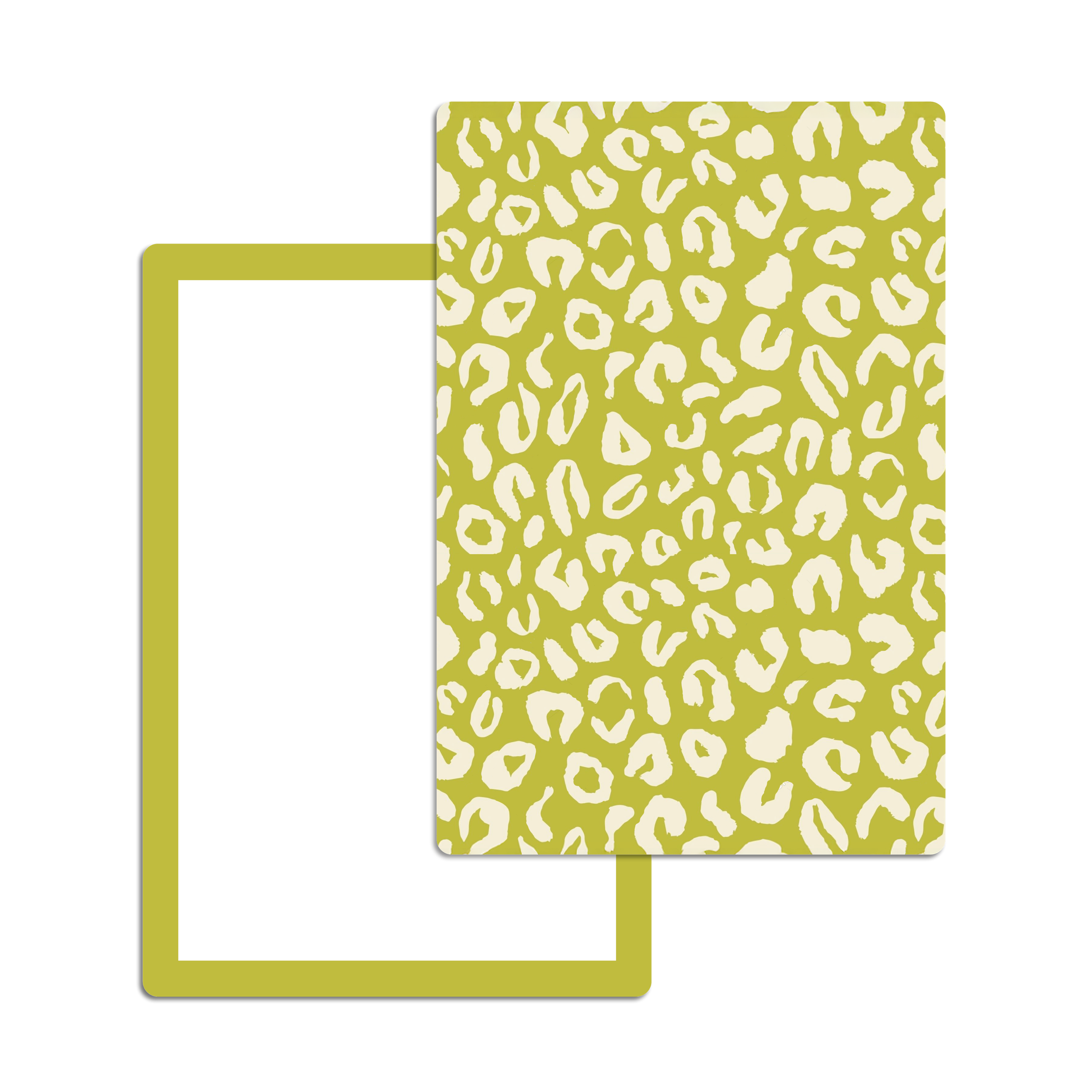 Show details for Leopard Lime Notecard