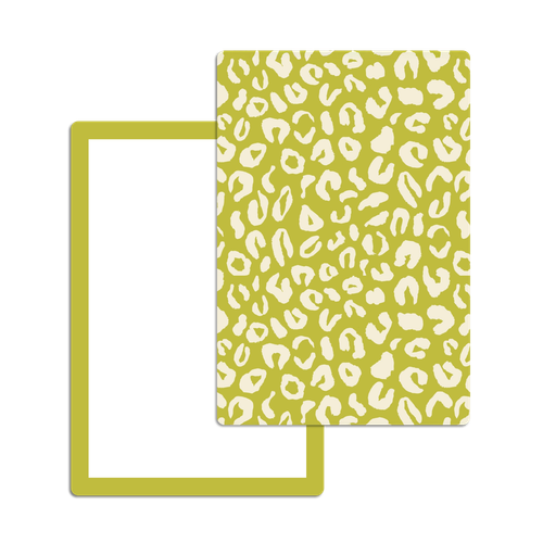 Show details for Leopard Lime Notecard
