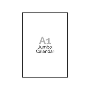 Show details for A1 Jumbo Calendar Template