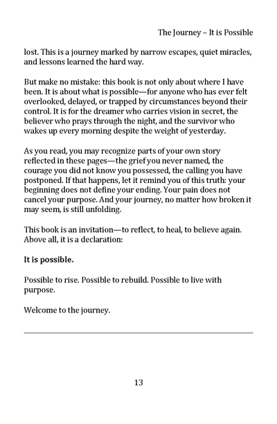 Show details for The Journey - It is Possible