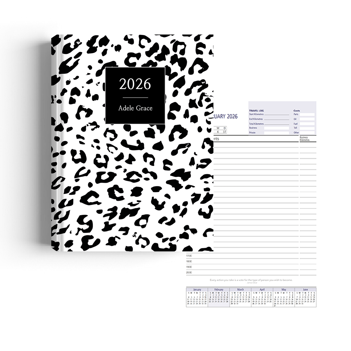 Show details for Snow Leopard Diary A4