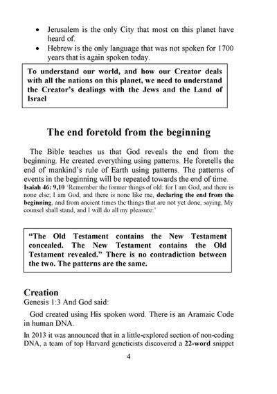Show details for Israel is God's Timeline