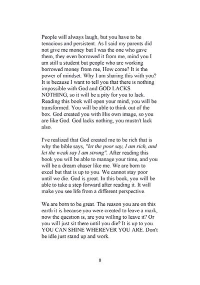 Show details for God Lacks Nothing. Why Do You Lack?