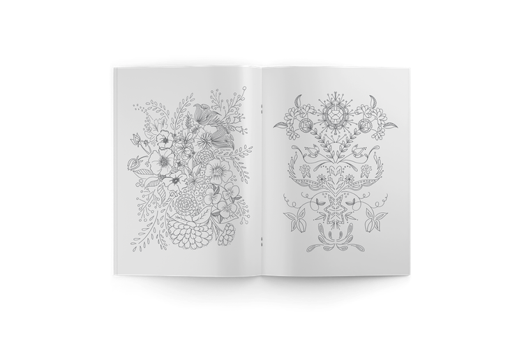 Show details for A4 Colouring Book TEXT - Stapled