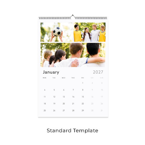 Show details for 2027 A4 Wall - 13 Leaf - C - Standard Template