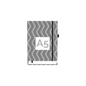 Show details for A5 Notebook Printed Cover Template