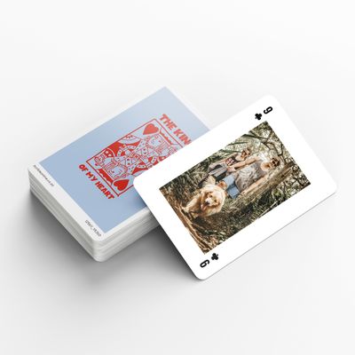 Show details for King Of My Heart Personalised Playing Cards